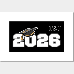 Class of 2026 Senior 26 Shirt High School Graduation Party Posters and Art